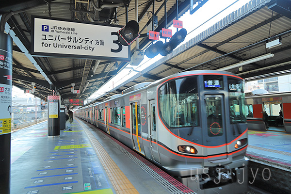 JR西九条駅の様子