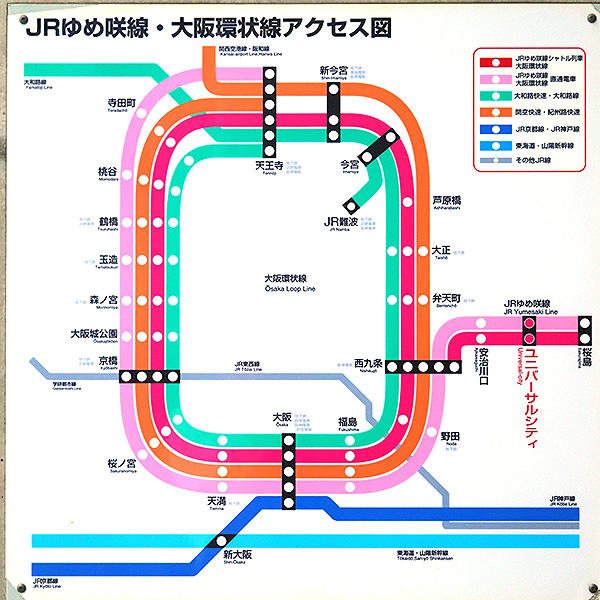 大阪環状線ルートマップ