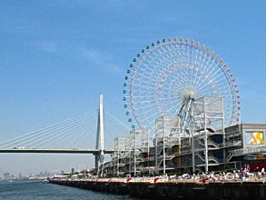 安治川から見る観覧車