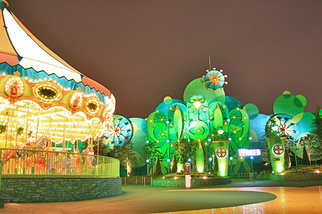 Wicked ウィケッドシアターの夜景