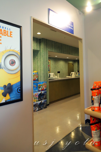 デリバリー受付カウンターの入り口