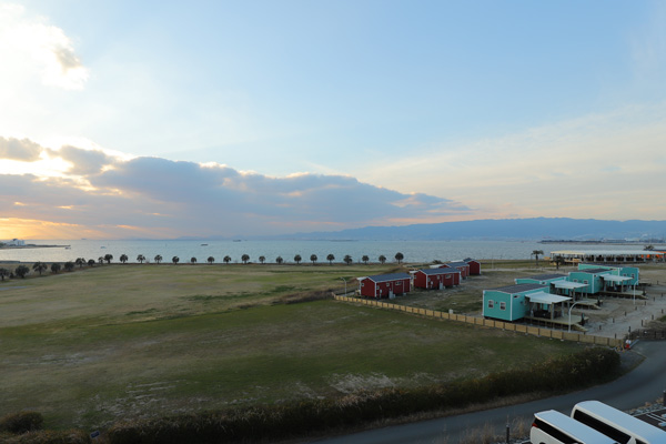 ロッジ舞洲「NEST」4階から見る景色