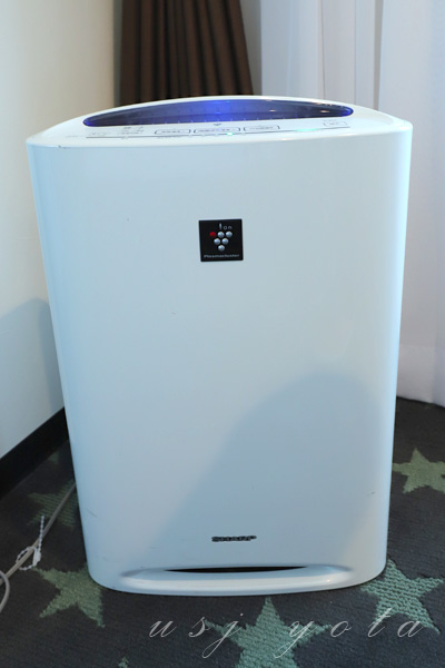 ザ パーク フロント ホテル アット ユニバーサル・スタジオ・ジャパンの加湿機能付き空気清浄機