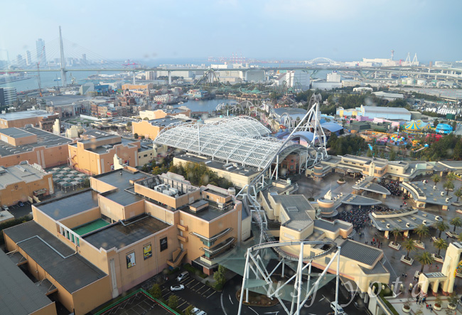 ザ パーク フロント ホテル アット ユニバーサル・スタジオ・ジャパンからの展望