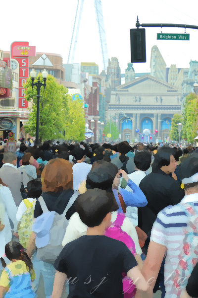 ゴールデンウィークのUSJの混雑