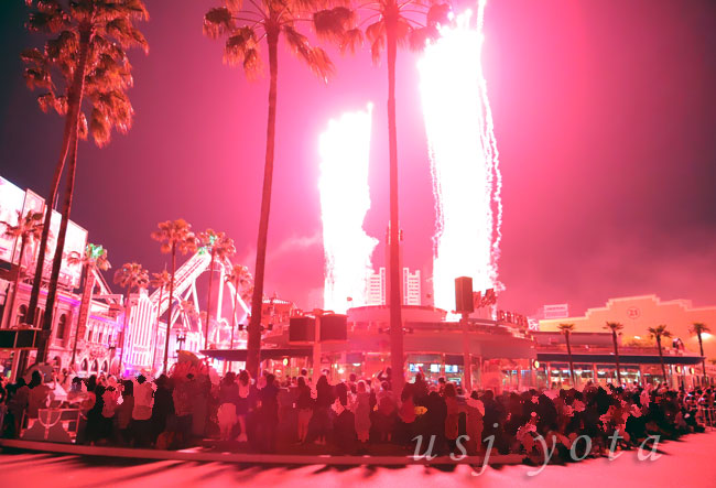 ユニバーサルスペクタクルナイトパレードの花火