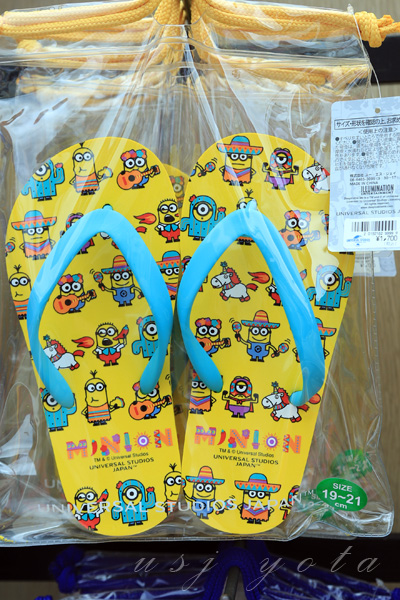 ミニオンのビーチサンダル