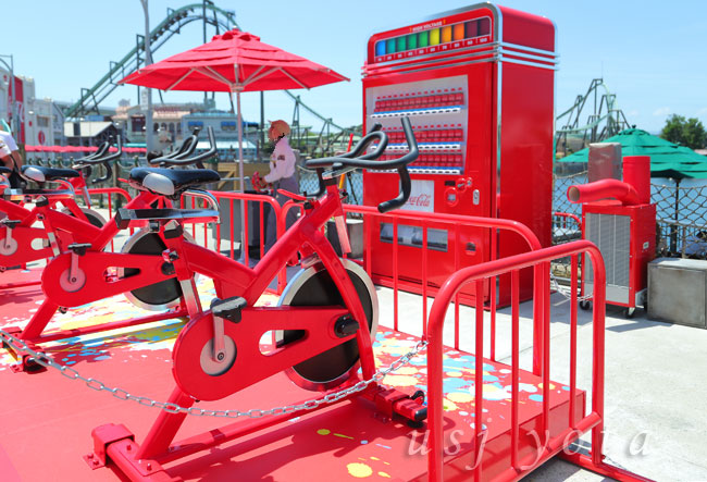コカコーラの自転車チャレンジ