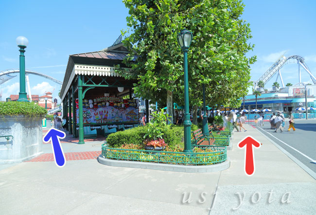 ミニオンパーク誘導通路