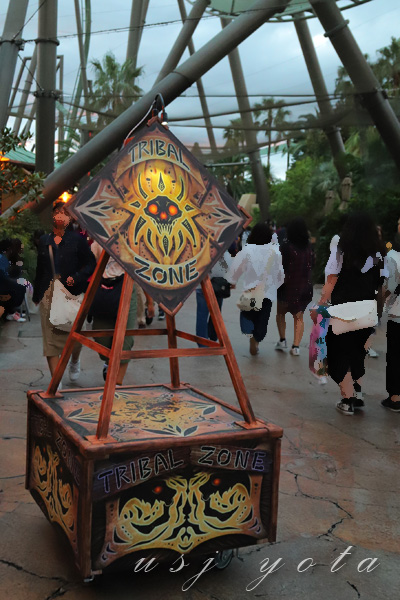 TRIBALエリアのゾンビ