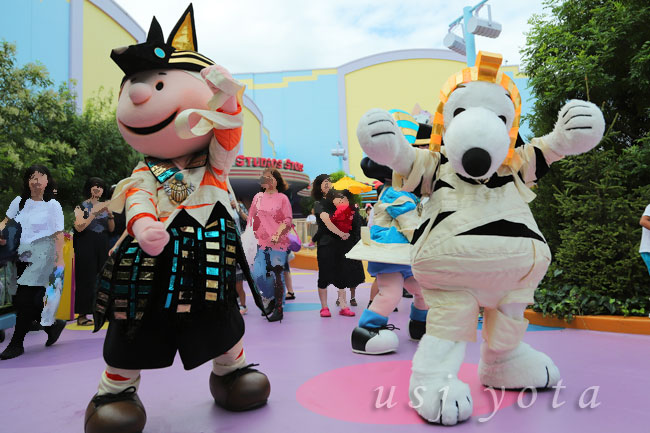 スヌーピーがミイラ男に