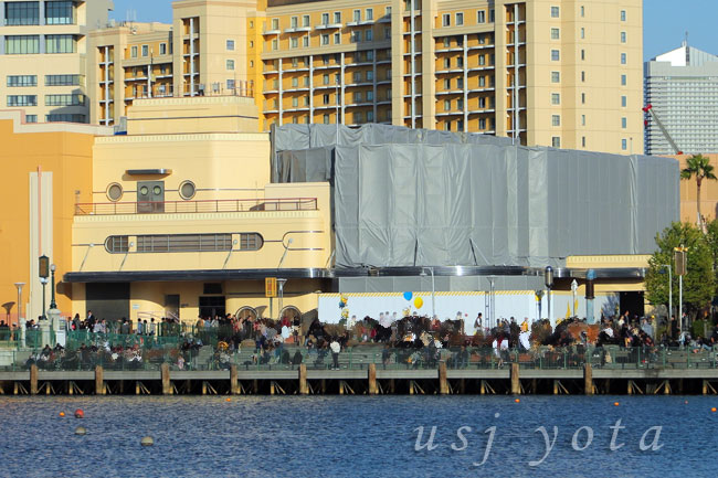 ラグーン越しに見るステージ14