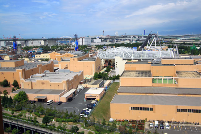 ホテルユニバーサルポート11階からの眺望