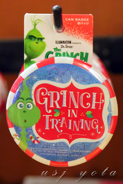 グリンチ缶バッチ