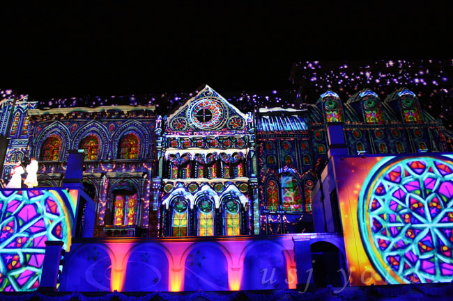 舞台に向かって真ん中のあたりで観る天使のくれた奇跡