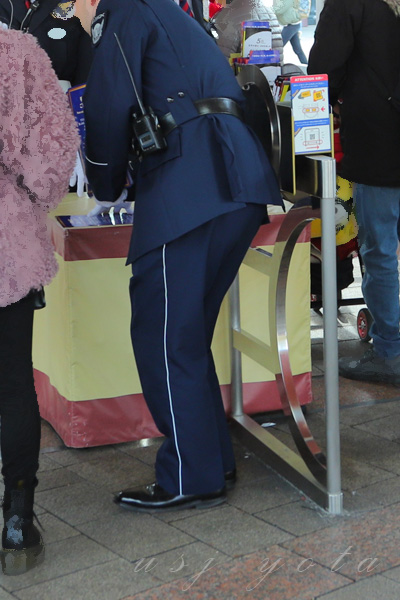 USJの手荷物検査