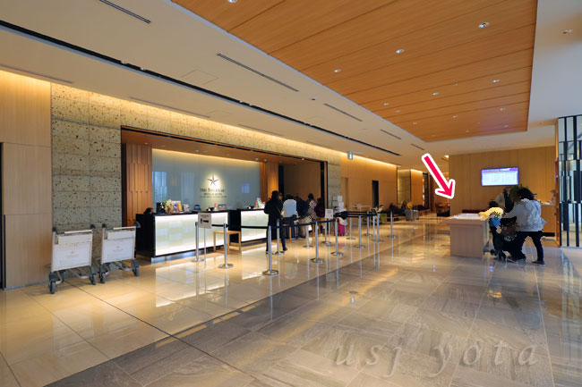 USJオフィシャルホテルシンギュラリホテルへフロント