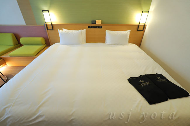 キングサイズのベッド