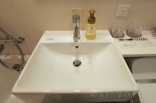 シンギュラリホテルの洗面
