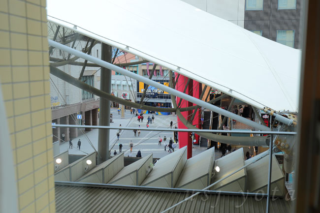 シンギュラリホテル5階客室からの眺望