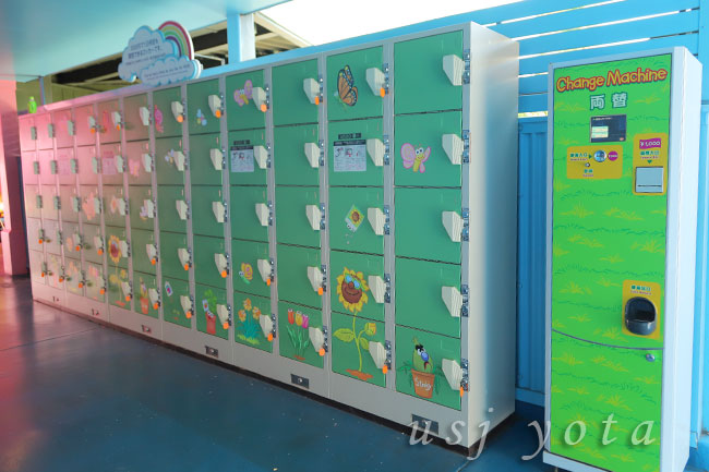 荷物の出し入れが自由なコインロッカー