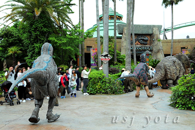 USJジュラシックパークのショーマイフレンドダイナソー