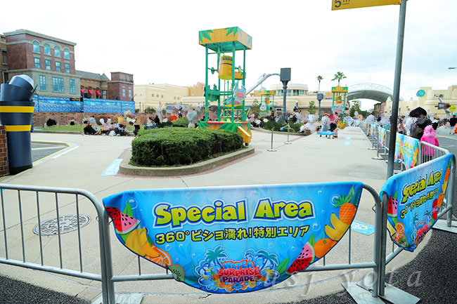 360度ビショ濡れ特別エリア