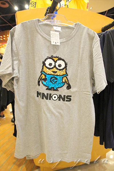 ミニオンのスパンコールTシャツ