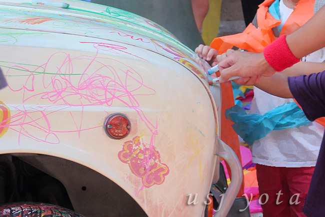 イタズラストリート落書き車