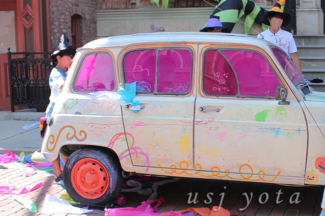 イタズラストリート落書き車