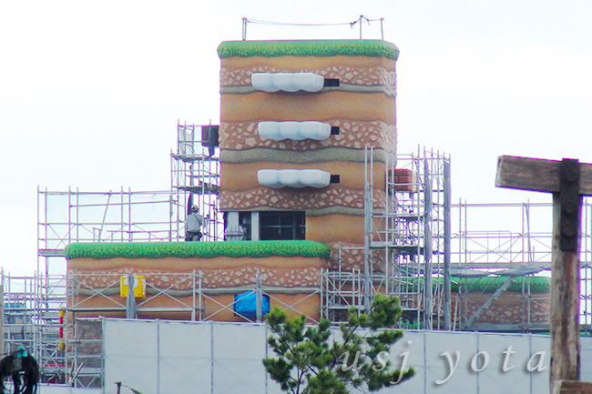 ニンテンドーワールドの工事の様子