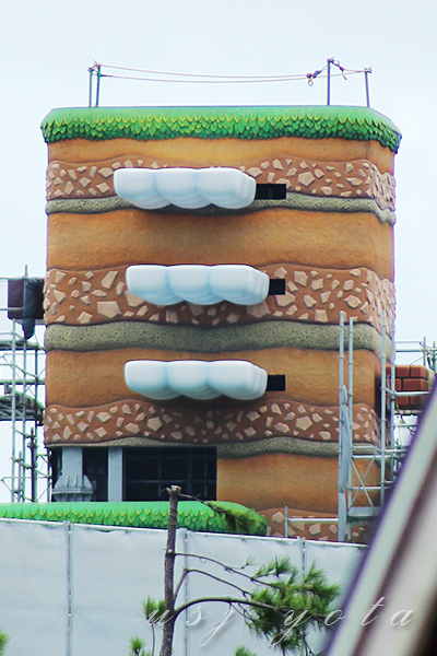 ニンテンドーワールドの工事の様子