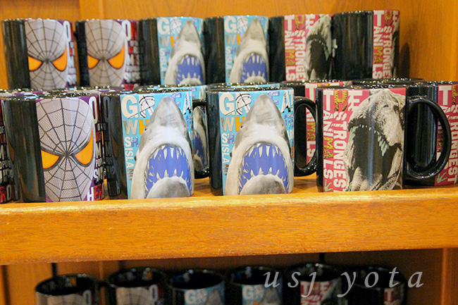 ジョーズ  ジュラシックパーク  スパイダーマンなどマグカップのお土産