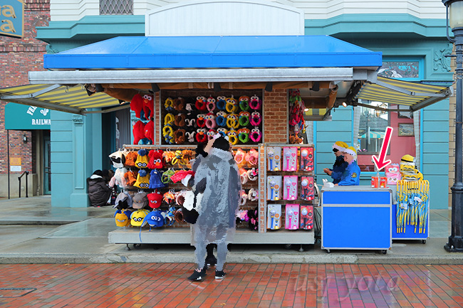 屋外カートの使い捨てカイロ