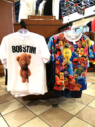 USJで販売されているTシャツ