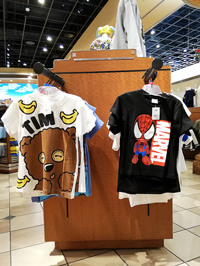 USJで販売されているTシャツ