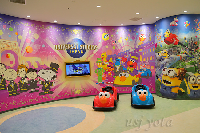 リーベルホテル内のユニバーサルスタジオストアのゴーカート