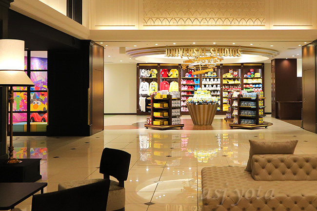 リーベルホテル内のユニバーサルスタジオストア