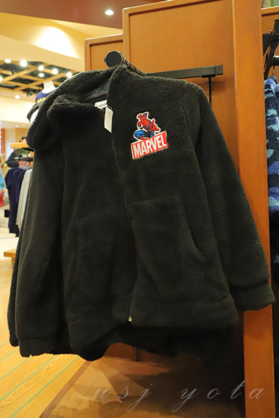 スパイダーマンのパーカー