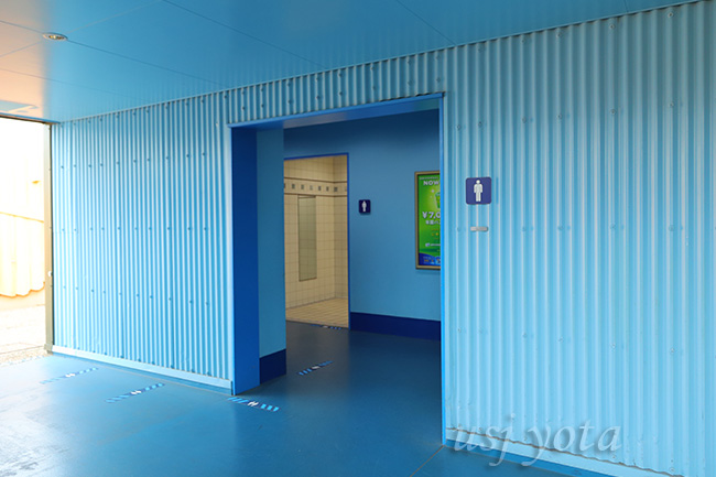 ユニバーサルワンダーランド内のトイレ