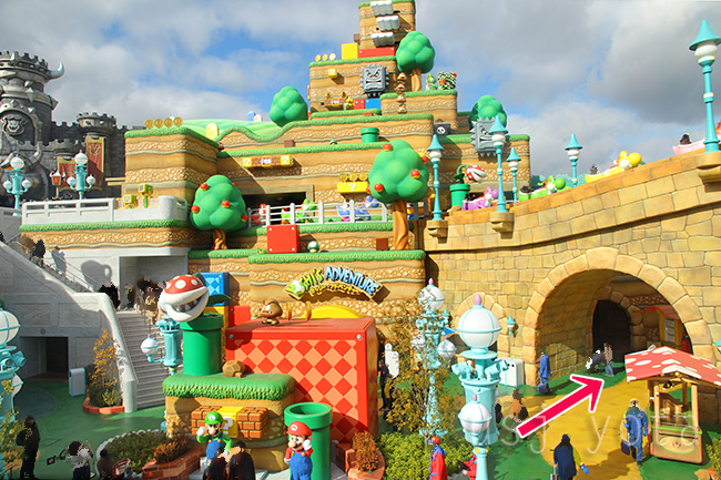 ドンキーコングエリアへの入り口