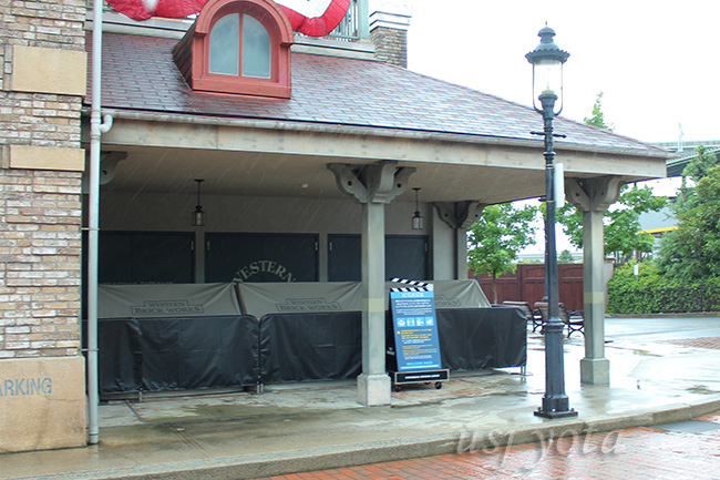 ハリーポッターエリアの入場整理券の代替所？