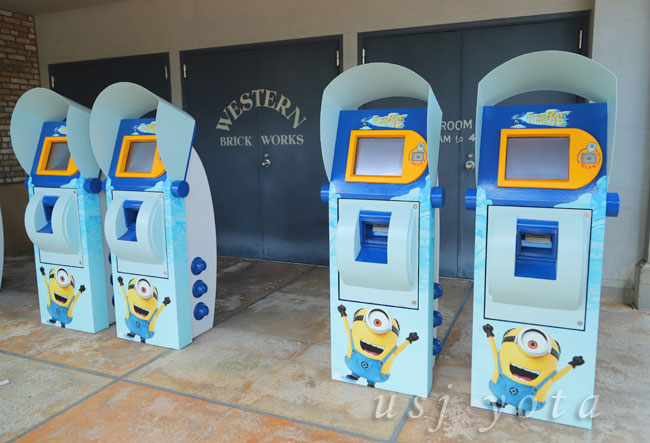 ミニオンアイスの入場整理券を発行していた時