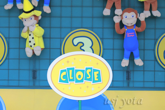 クローズしているゲームコーナー