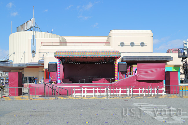 セサミストリート・アフロビートが行われていたステージ