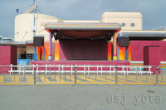 セサミストリート・アフロビートが行われていたステージ