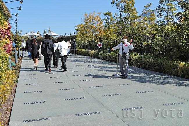 USJニンテンドーワールド入場整理券待機場所