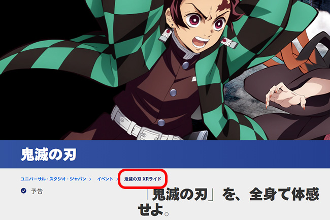 鬼滅の刃 XRライド