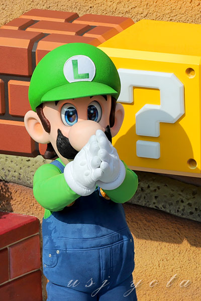 ニンテンドーワールドのルイージ