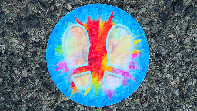 足元ポジションマーク